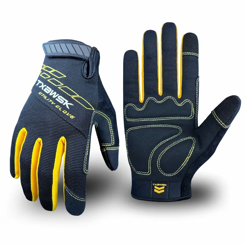 Performance Work Gloves - Touch Screen Compatible Mechanic Gloves for Electricians