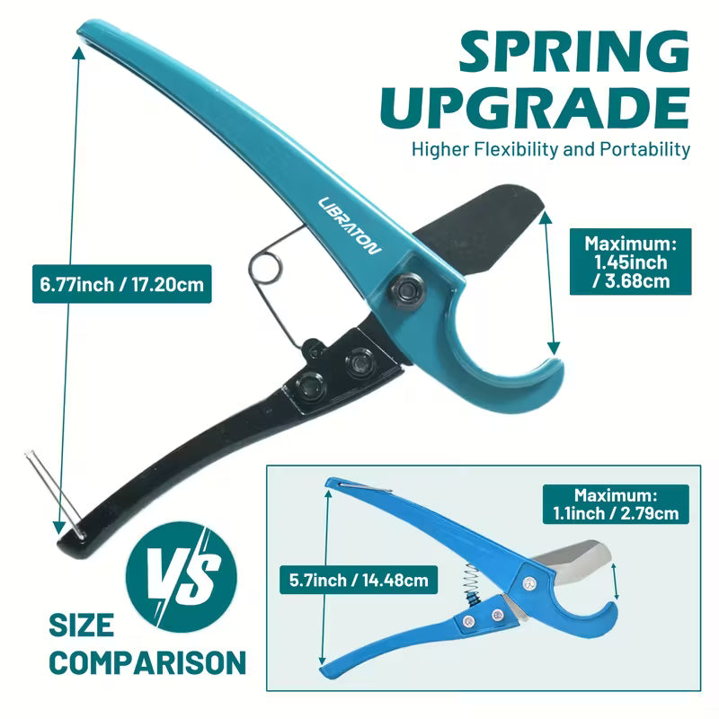 PEX Pipe Cutter 32mm - Professional Tube Cutting Tool for PEX, PVC & PPR